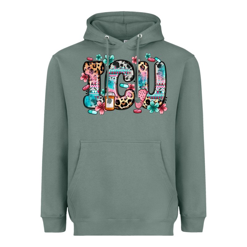Icu Intensive Care Unit Heavyweight Hoodie by Zillion Design Studio | Teevron