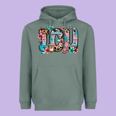 Heavyweight Hoodie icu intensive care unit