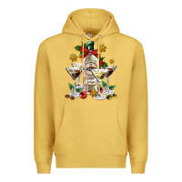 Antique Gold Christmas martini  and martini bottle Premium Hoodie - AdoDesignShop