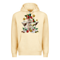 Pina Colada Christmas martini  and martini bottle Premium Hoodie - AdoDesignShop