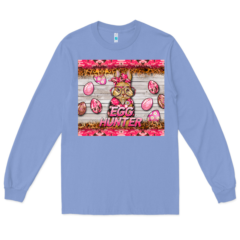 Easter Pink Camouflage Egg Hunter  Bunny Long Sleeve Tee by BarkalooDesign | Teevron