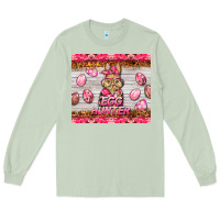 Matcha easter pink camouflage egg hunter  bunny Long Sleeve Tee - BarkalooDesign