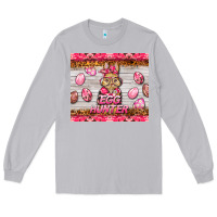 Moon Dust easter pink camouflage egg hunter  bunny Long Sleeve Tee - BarkalooDesign