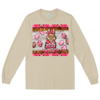 Mushroom easter pink camouflage egg hunter  bunny Long Sleeve Tee - BarkalooDesign