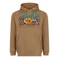 Toasted Coconut i may be wrong but i doubt it Heavyweight Hoodie - Zillion Design Studio