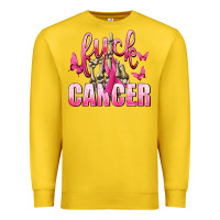 Lemon Fuck Cancer with Butterflies Premium Sweatshirt - texasbilliewilder