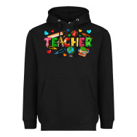 Black teacher Heavyweight Hoodie - texasbilliewilder