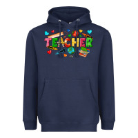 Navy teacher Heavyweight Hoodie - texasbilliewilder
