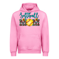 Fuchsia Pink western leopard  sunflowers glitter mom softball Urban Hoodie - Artiststas