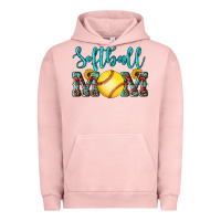 Pigment Salmon western leopard  sunflowers glitter mom softball Urban Hoodie - Artiststas