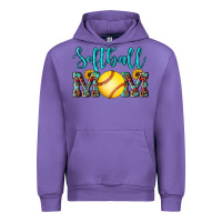 Tulip western leopard  sunflowers glitter mom softball Urban Hoodie - Artiststas
