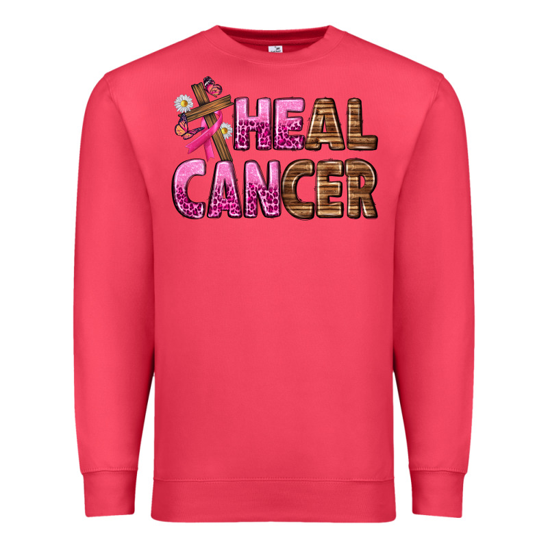 Heal Cancer Premium Sweatshirt by texasbilliewilder | Teevron