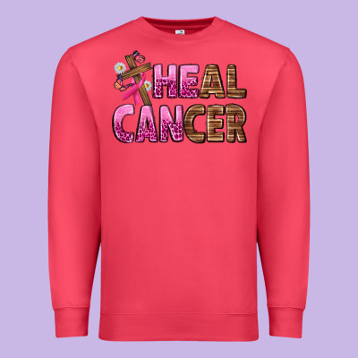Heal Cancer Premium Sweatshirt Designed By Texasbilliewilder