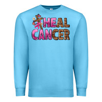Ocean Blue Heal Cancer Premium Sweatshirt - texasbilliewilder