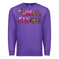 Purple Heal Cancer Premium Sweatshirt - texasbilliewilder