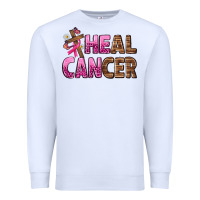 White Heal Cancer Premium Sweatshirt - texasbilliewilder