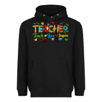 Black teacher teach love inspire tbw Heavyweight Hoodie - texasbilliewilder