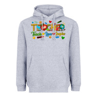 Heather Grey teacher teach love inspire tbw Heavyweight Hoodie - texasbilliewilder