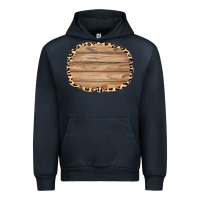 Navy wood and leopard background 3200x2400 Urban Hoodie - AdoDesignShop