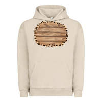 Pigment French Oak wood and leopard background 3200x2400 Urban Hoodie - AdoDesignShop