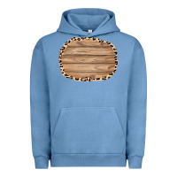 Pigment Pebble Blue wood and leopard background 3200x2400 Urban Hoodie - AdoDesignShop