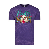 Cloud Purple poodle mom Vintage Tee - Artiststas
