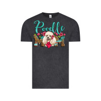 Vintage Black poodle mom Vintage Tee - Artiststas