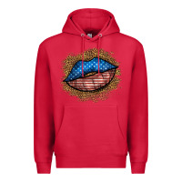 Cardinal western 4 of july lips Premium Hoodie - BundleAndBundleShop