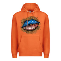 Carrot western 4 of july lips Premium Hoodie - BundleAndBundleShop