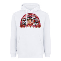 White valentine's day cupid rainbow Heavyweight Hoodie - RanaPortraitStore