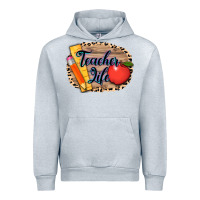 Heather Grey teacher life background 3200x2400 Urban Hoodie - AdoDesignShop