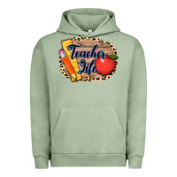 Pigment Oil Green teacher life background 3200x2400 Urban Hoodie - AdoDesignShop