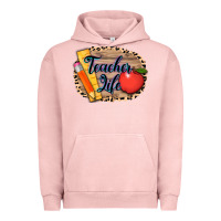Pigment Salmon teacher life background 3200x2400 Urban Hoodie - AdoDesignShop