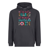 Smoke i m not snarky i m just selectively polite Heavyweight Hoodie - Zillion Design Studio