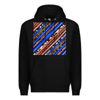 Black western america seamless pattern Premium Hoodie - BundleAndBundleShop
