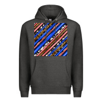 Charcoal Heather western america seamless pattern Premium Hoodie - BundleAndBundleShop