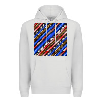 Dove Grey western america seamless pattern Premium Hoodie - BundleAndBundleShop