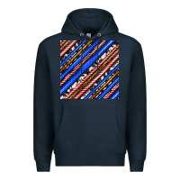 Navy western america seamless pattern Premium Hoodie - BundleAndBundleShop