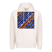 Pale Pink western america seamless pattern Premium Hoodie - BundleAndBundleShop