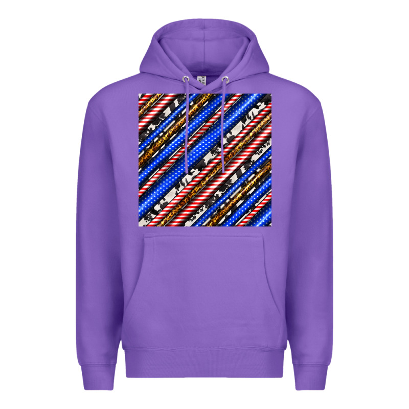 Western America Seamless Pattern Premium Hoodie by BundleAndBundleShop | Teevron