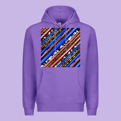 Western America Seamless Pattern Premium Hoodie Designed By Bundleandbundleshop