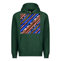 Sports Green western america seamless pattern Premium Hoodie - BundleAndBundleShop