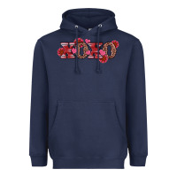 Navy valentine's day xoxo sunflower heart Heavyweight Hoodie - RanaPortraitStore