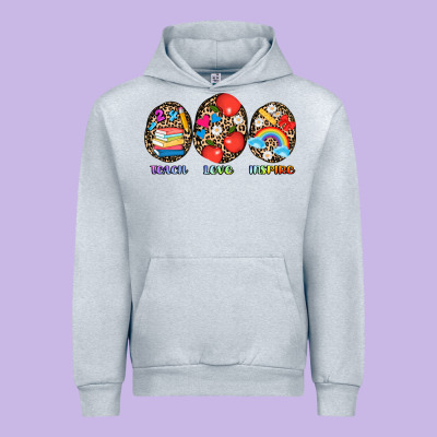 Teach Love Inspire Urban Hoodie Designed By Adodesignshop
