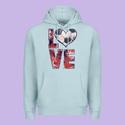 Soccer Love Premium Hoodie Designed By Jahusdesignshop