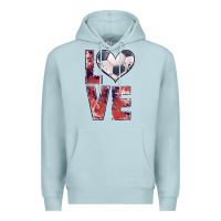 Blue Mist soccer love Premium Hoodie - JahusDesignShop