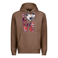 Chestnut soccer love Premium Hoodie - JahusDesignShop