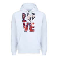White soccer love Premium Hoodie - JahusDesignShop