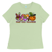 Matcha peace love halloween Ladies Tee - BarkalooDesign