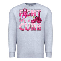 Heather Grey Fight For a Cure Premium Sweatshirt - texasbilliewilder